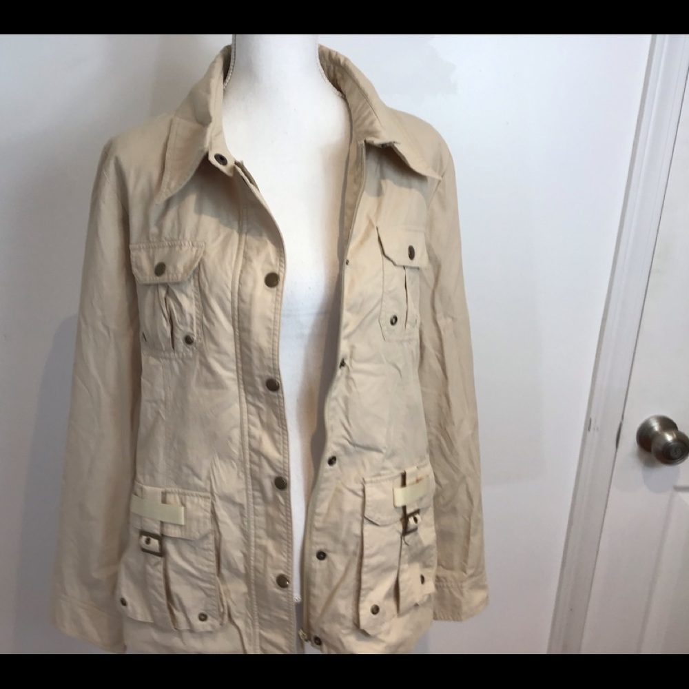 MONTANACO BUTTE MONTANA SAFARI CHINO JACKET LG